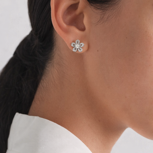 Sunflower Stud Earring