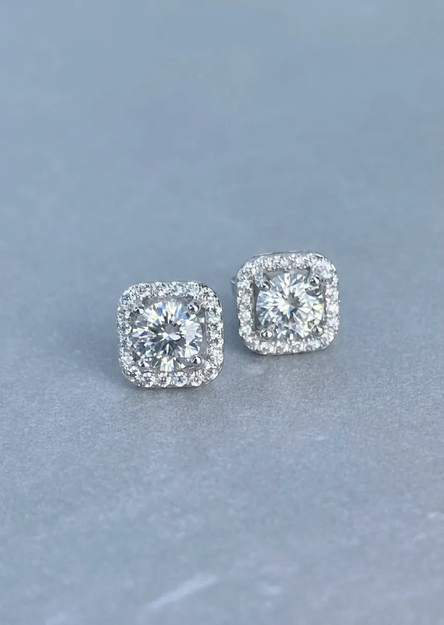 Radiant Square Studs