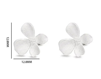 Matte Blossom Stud Earrings