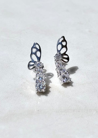Butterfly Drop Earrings