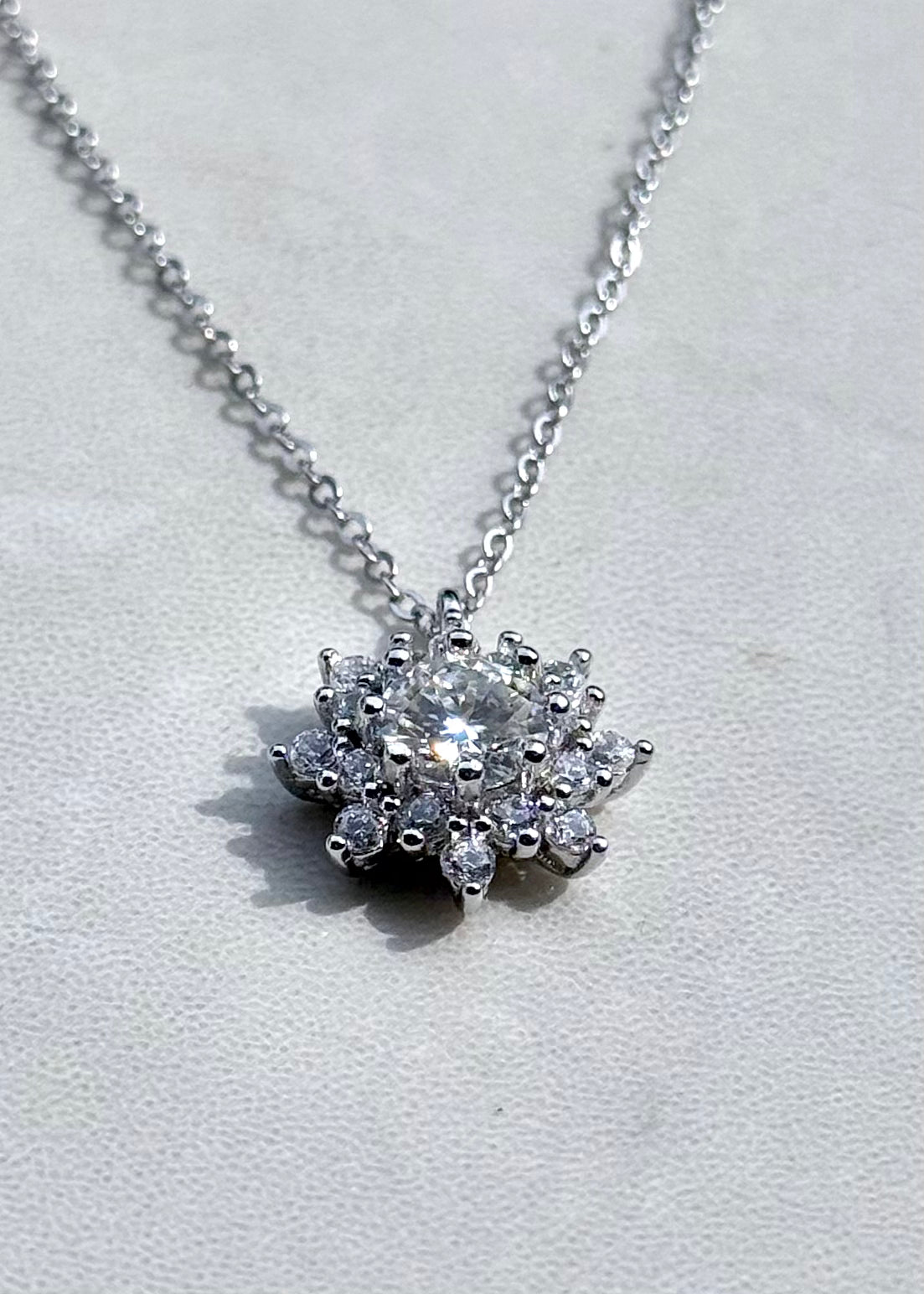 Sunburst Halo Necklace