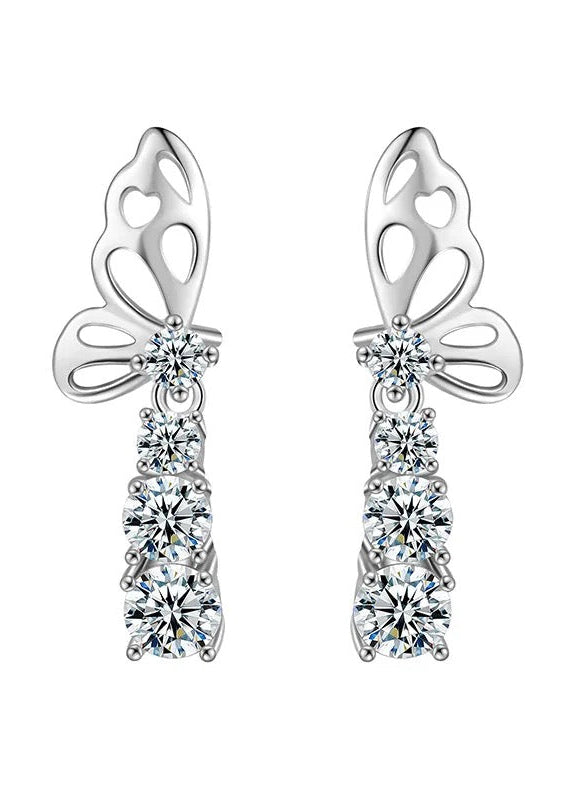 Butterfly Drop Earrings
