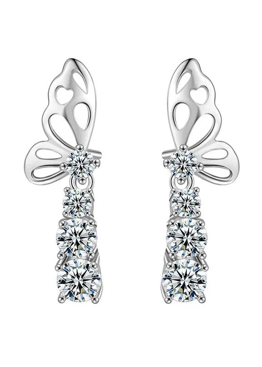 Butterfly Drop Earrings