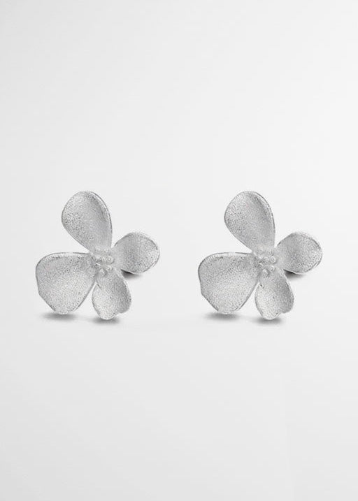 Matte Blossom Stud Earrings