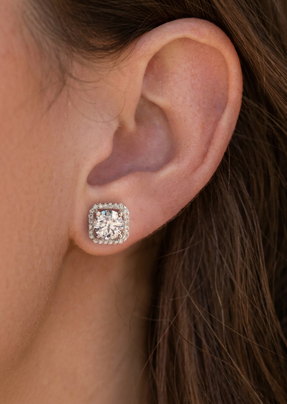 Radiant Square Studs