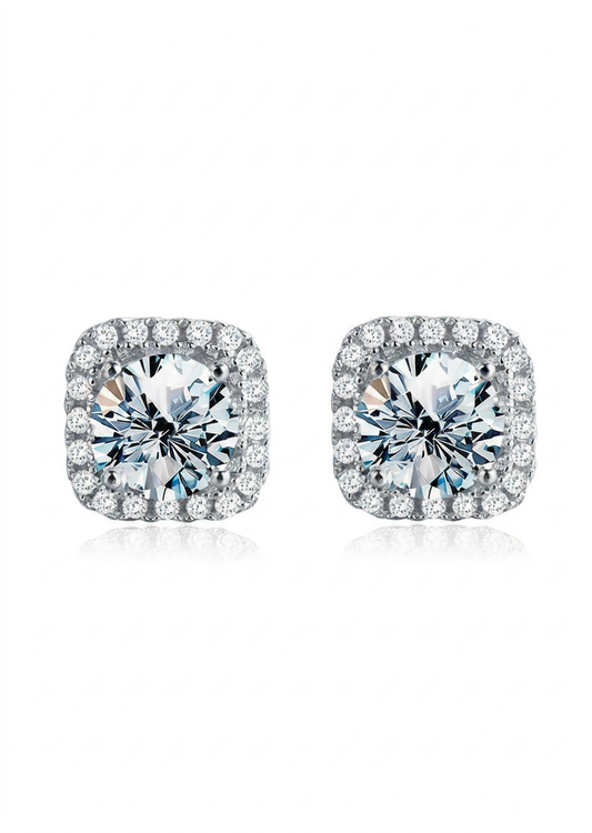 Radiant Square Studs