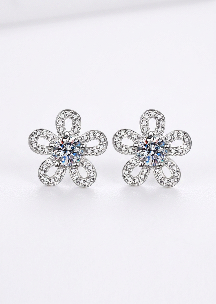 Sunflower Stud Earring