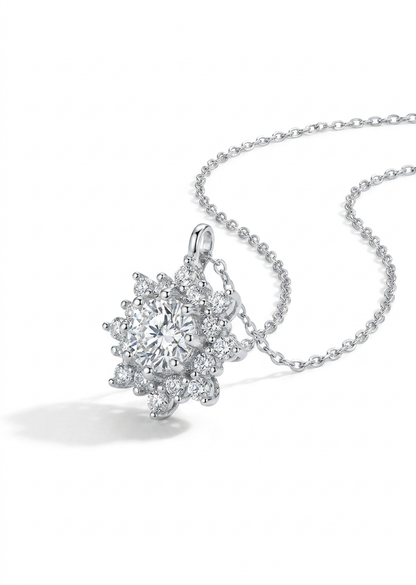 Sunburst Halo Necklace
