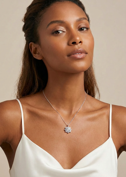 Sunburst Halo Necklace