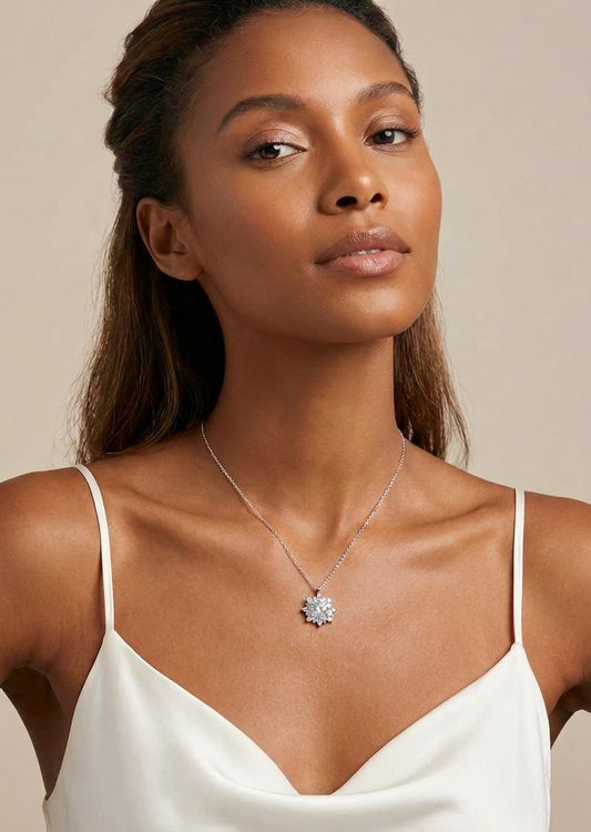 Sunburst Halo Necklace